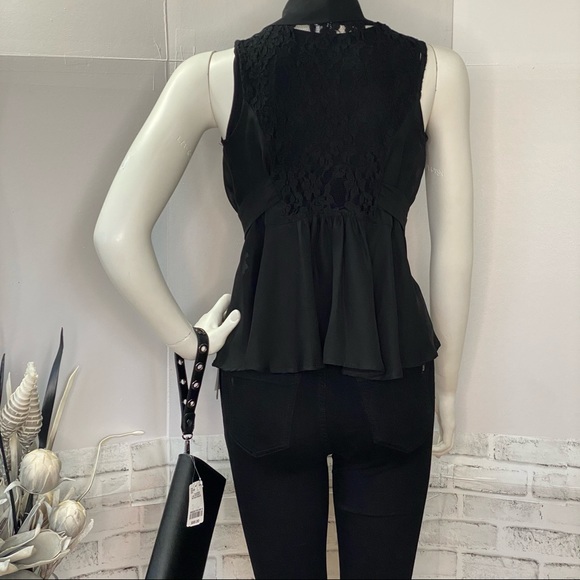 SOLD | Elegant & Sheer Suzy Shier Lace Vest - Picture 5 of 14